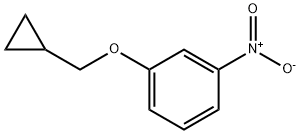 Benzene, 1-(cyclopropylmethoxy)-3-nitro- Structure