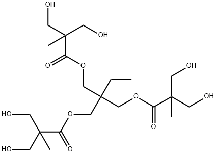 bis-MPA-OH dendrimer trimethylol propane core, generation 1 Structure