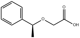 Acetic acid, 2-[(1S)-1-phenylethoxy]- Structure