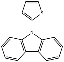 9H-Carbazole, 9-(2-thienyl)- 구조식 이미지