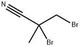 Propanenitrile, 2,3-dibromo-2-methyl- Structure