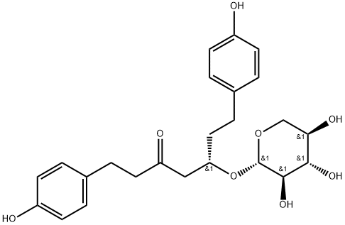 Platyphyllonol 5-O-β-D-xylopyranoside 구조식 이미지