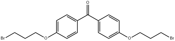 4,4'-di(3-bromo-1-propoxy)benzophenone  Structure