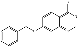 Quinazoline, 4-chloro-7-(phenylmethoxy)- Structure