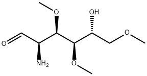 2-Amino-2-deoxy-3,4,6-tri-O-methyl-D-glucose Structure