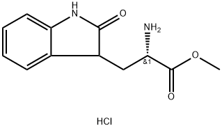 L-2,3-dihydro-2-oxo-Tryptophan methyl ester hydrochloride 구조식 이미지