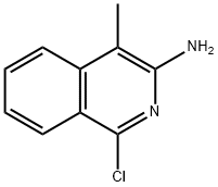 1-chloro-4-methylisoquinolin-3-amine 구조식 이미지