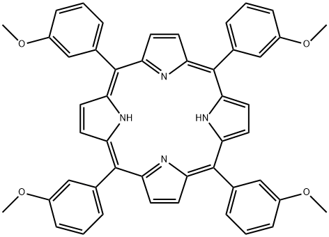 meso-tetrakis(3-methoxyphenyl)porphyrin 구조식 이미지