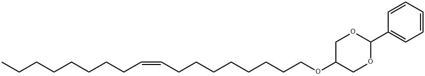 1,3-Dioxane, 5-[(9Z)-9-octadecen-1-yloxy]-2-phenyl- 구조식 이미지