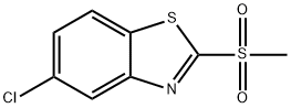 Benzothiazole, 5-chloro-2-(methylsulfonyl)- Structure