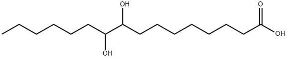 Hexadecanoic acid, 9,10-dihydroxy- 구조식 이미지