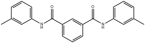 1-N,3-N-bis(3-methylphenyl)benzene-1,3-dicarboxamide 구조식 이미지