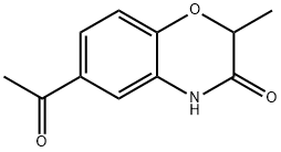 2H-1,4-Benzoxazin-3(4H)-one, 6-acetyl-2-methyl- Structure