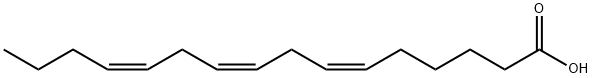 6,9,12-Hexadecatrienoic acid, (6Z,9Z,12Z)- Structure