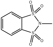 1,3,2-Benzodithiazole, 2-methyl-, 1,1,3,3-tetraoxide Structure