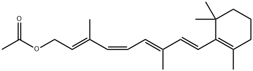 Retinol, 15-acetate, 11-cis- 구조식 이미지