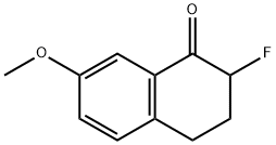 1(2H)-Naphthalenone, 2-fluoro-3,4-dihydro-7-methoxy- 구조식 이미지