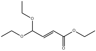 2-Butenoic acid, 4,4-diethoxy-, ethyl ester, (2E)- 구조식 이미지