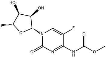 Cytidine, 5'-deoxy-5-fluoro-N-(methoxycarbonyl)- Structure