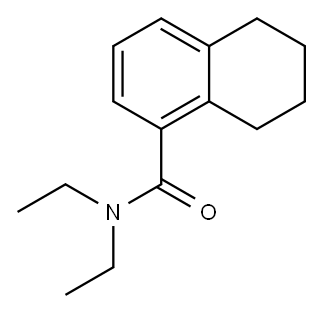 N,N-Diethyl-5,6,7,8-tetrahydronaphthalene-1-carboxamide Structure
