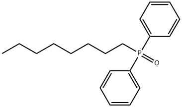 Octyldiphenylphosphine oxide 구조식 이미지