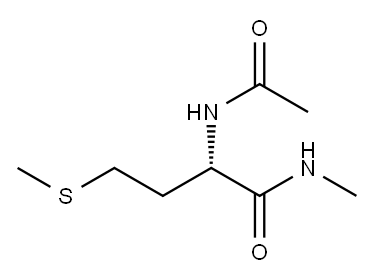 (2S)-2-acetamido-N-methyl-4-(methylsulfanyl)butanamide Structure