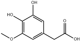 Benzeneacetic acid, 3,4-dihydroxy-5-methoxy- Structure