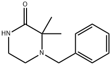 4-benzyl-3,3-dimethylpiperazin-2-one 구조식 이미지