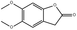 2(3H)-Benzofuranone, 5,6-dimethoxy- Structure