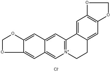 Pseudocoptisine chloride Structure