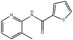 2-Thiophenecarboxamide, N-(3-methyl-2-pyridinyl)- 구조식 이미지