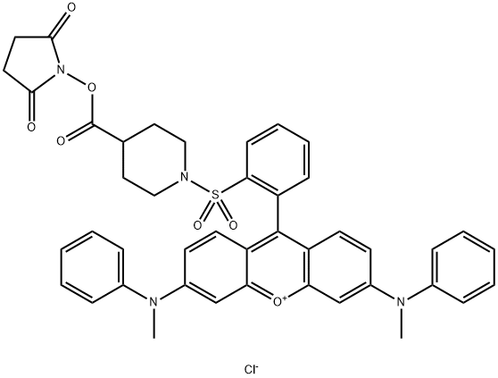 QSY 7 CARBOXYLIC ACID, SUCCINIMIDYL ESTER Structure