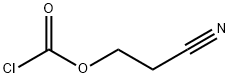 Carbonochloridic acid, 2-cyanoethyl ester Structure