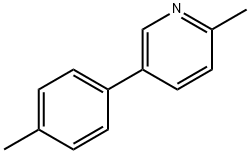 Pyridine, 2-methyl-5-(4-methylphenyl)- 구조식 이미지