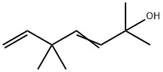 3,6-Heptadien-2-ol, 2,5,5-trimethyl- 구조식 이미지