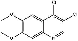 3,4-Dichloro-6,7-dimethoxy-quinoline 구조식 이미지