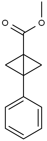 Bicyclo[1.1.0]butane-1-carboxylic acid, 3-phenyl-, methyl ester Structure