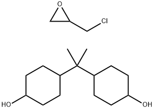 Cyclohexanol, 4,4-(1-methylethylidene)bis-, polymer with (chloromethyl)oxirane Structure