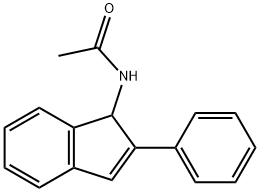 N-(2-Phenyl-1H-inden-1-yl)acetamide 구조식 이미지