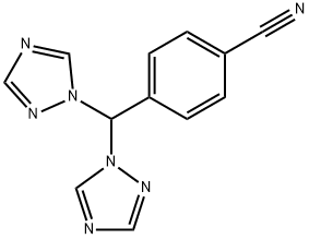 Benzonitrile, 4-[bis(1H-1,2,4-triazol-1-yl)methyl]- Structure