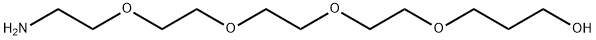 3,6,9,12-Tetraoxapentadecan-15-ol, 1-amino- Structure