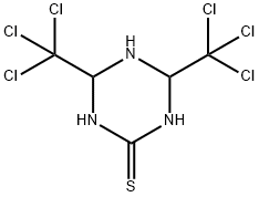 2,6-bis(trichloromethyl)-1,3,5-thiadiazinan-4-imine Structure