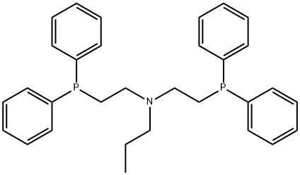 Bis[2-(diphenylphosphino)ethyl]propylamine Structure