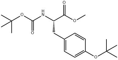 methyl (2S)-2-{[(tert-butoxy)carbonyl]amino}-3-[4-(tert-butoxy)phenyl]propanoate Structure