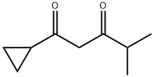 1,3-Pentanedione, 1-cyclopropyl-4-methyl- 구조식 이미지