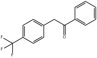 Ethanone, 1-phenyl-2-[4-(trifluoromethyl)phenyl]- 구조식 이미지