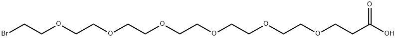 Br-PEG6-acid 구조식 이미지