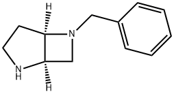 2,6-Diazabicyclo[3.2.0]heptane, 6-(phenylmethyl)-, (1R,5R)- 구조식 이미지