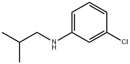 Benzenamine, 3-chloro-N-(2-methylpropyl)- Structure