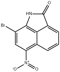 Benz[cd]indol-2(1H)-one, 8-bromo-6-nitro- Structure